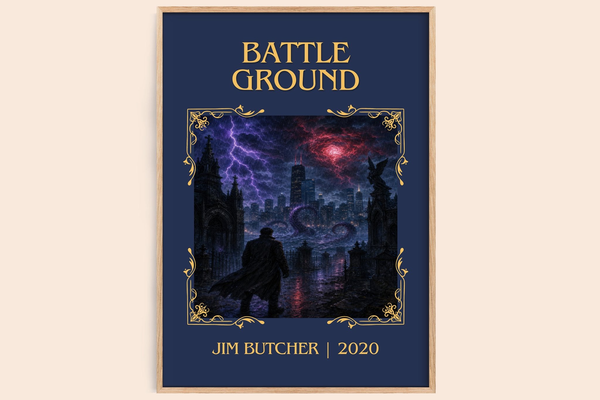 Battle Ground Classic Book Art Print by Jim Butcher