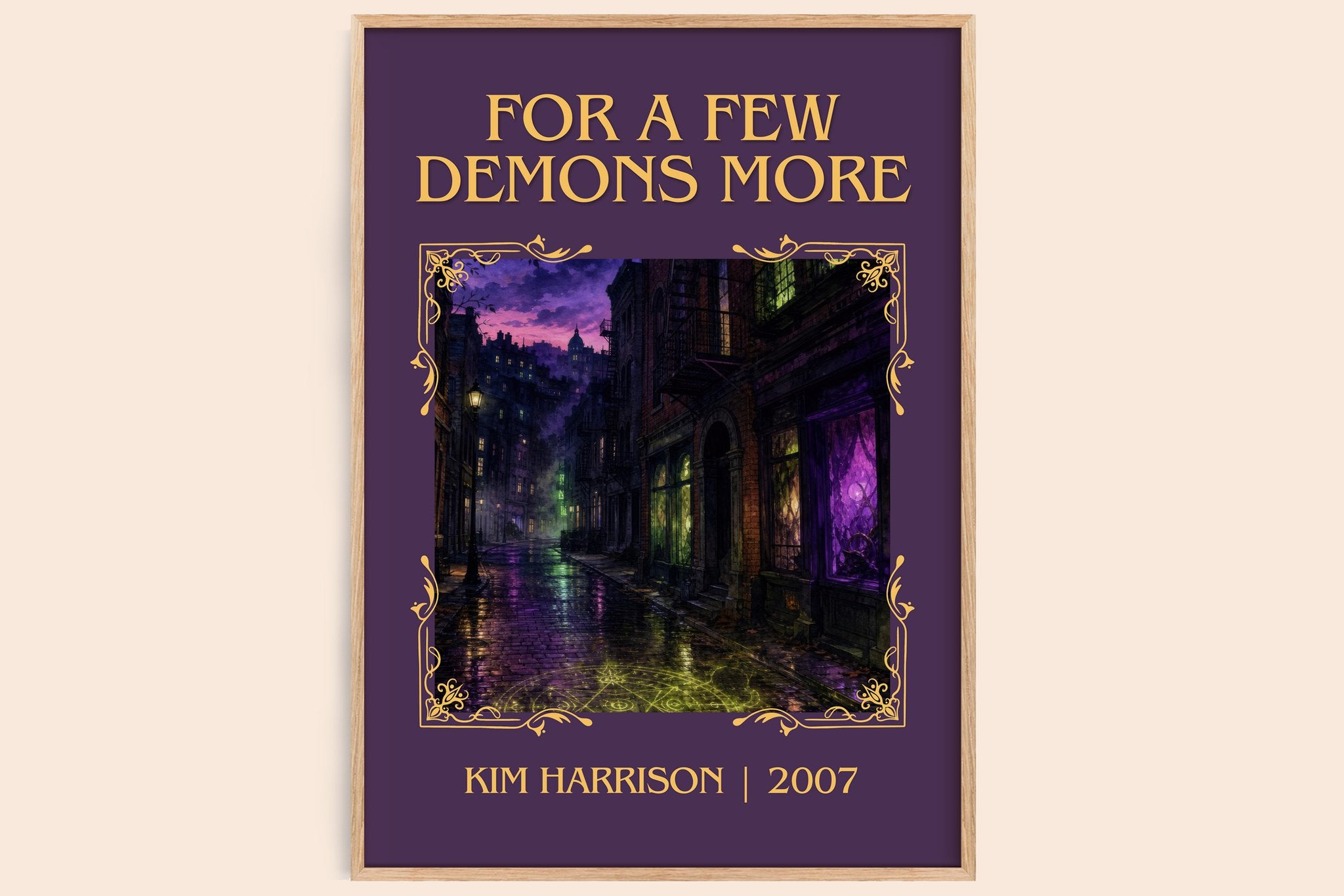 For a Few Demons More Classic Book Art Print by Kim Harrison