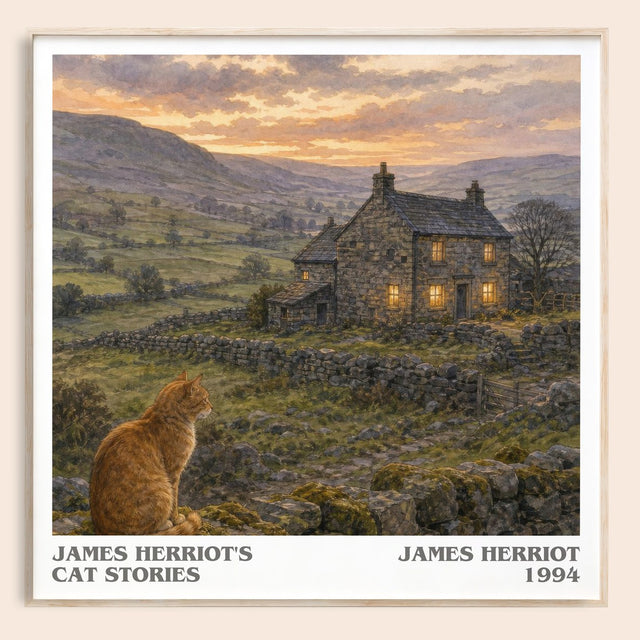 James Herriot'S Cat Stories Literary Art Print by James Herriot