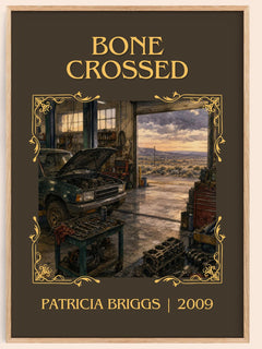 Bone Crossed Classic Book Art Print by Patricia Briggs – book poster