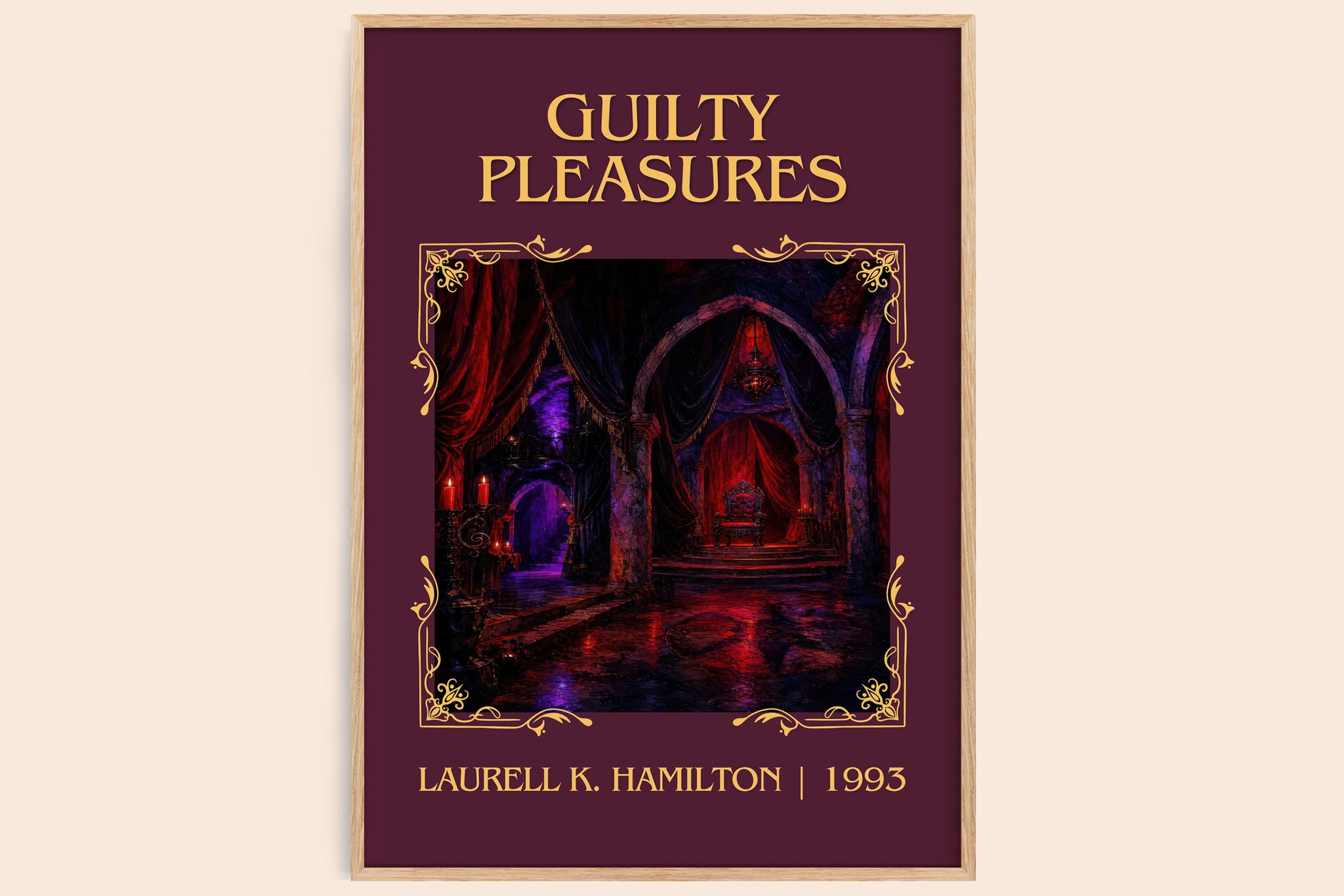 Guilty Pleasures Classic Book Art Print by Laurell K. Hamilton