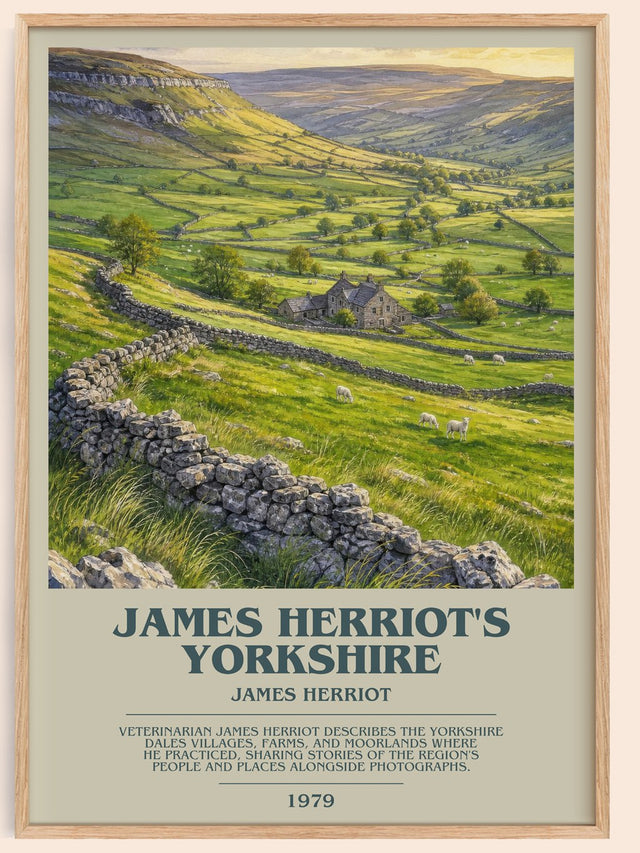 James Herriot'S Yorkshire Bookish Wall Art by James Herriot