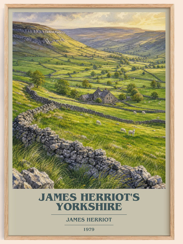 James Herriot'S Yorkshire Book Cover Poster by James Herriot
