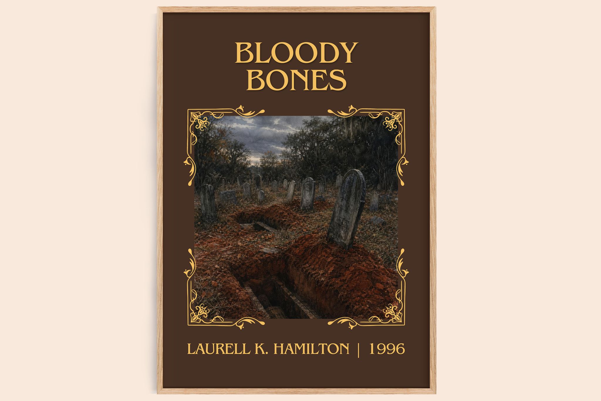 Bloody Bones Classic Book Art Print by Laurell K. Hamilton