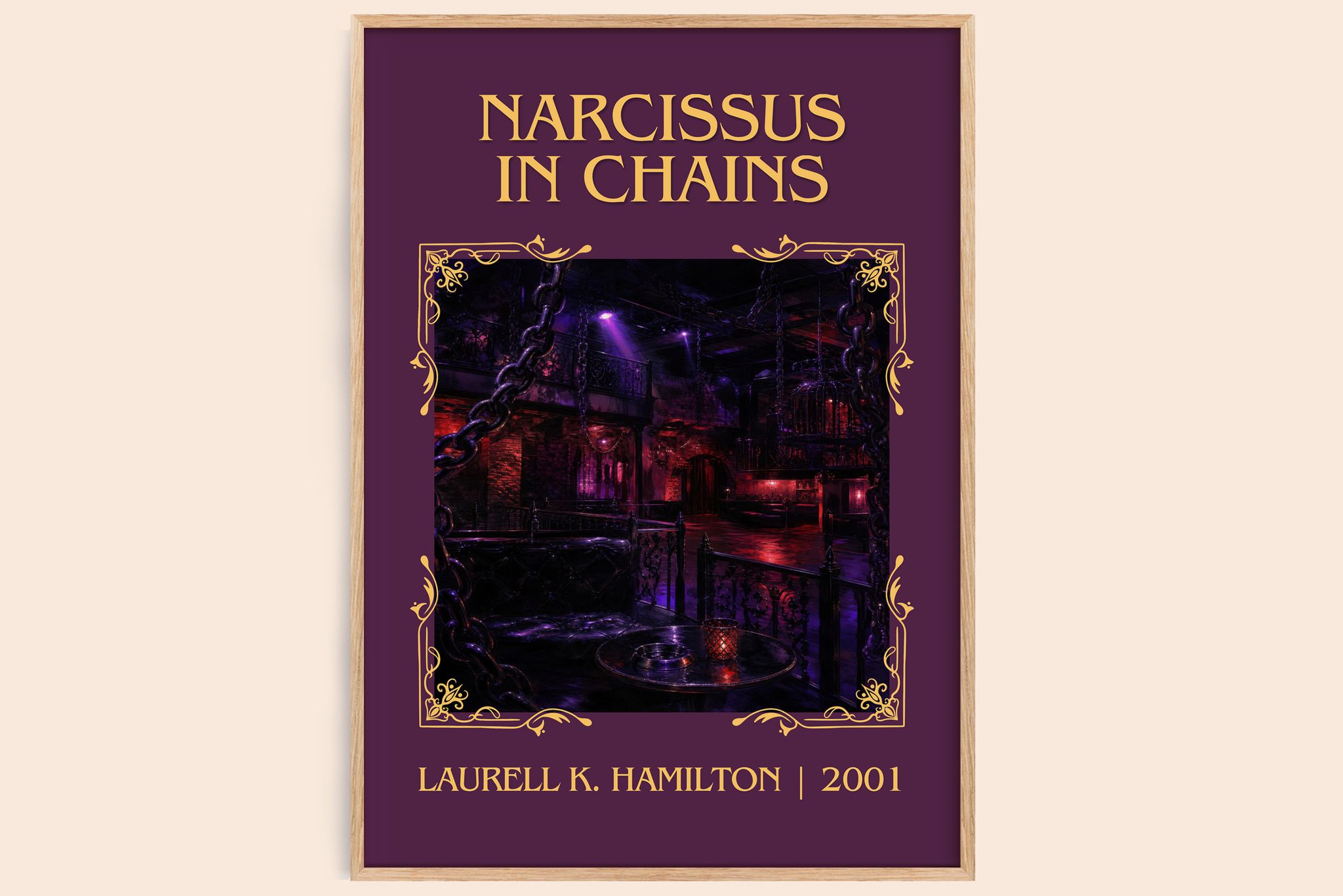 Narcissus in Chains Classic Book Art Print by Laurell K. Hamilton