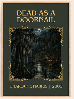Dead as a Doornail Classic Book Art Print by Charlaine Harris – book poster