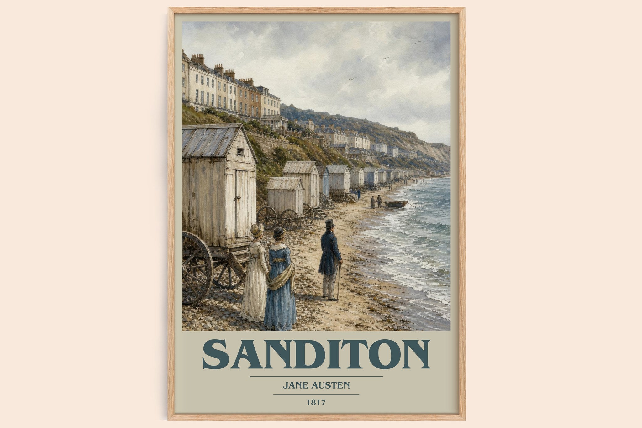 Sanditon Book Cover Poster by Jane Austen
