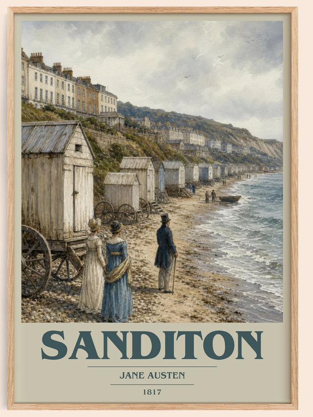 Sanditon Book Cover Poster by Jane Austen