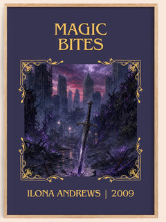 Magic Bites Classic Book Art Print by Ilona Andrews – book poster