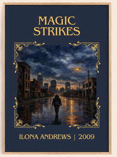 Magic Strikes Classic Book Art Print by Ilona Andrews – book poster