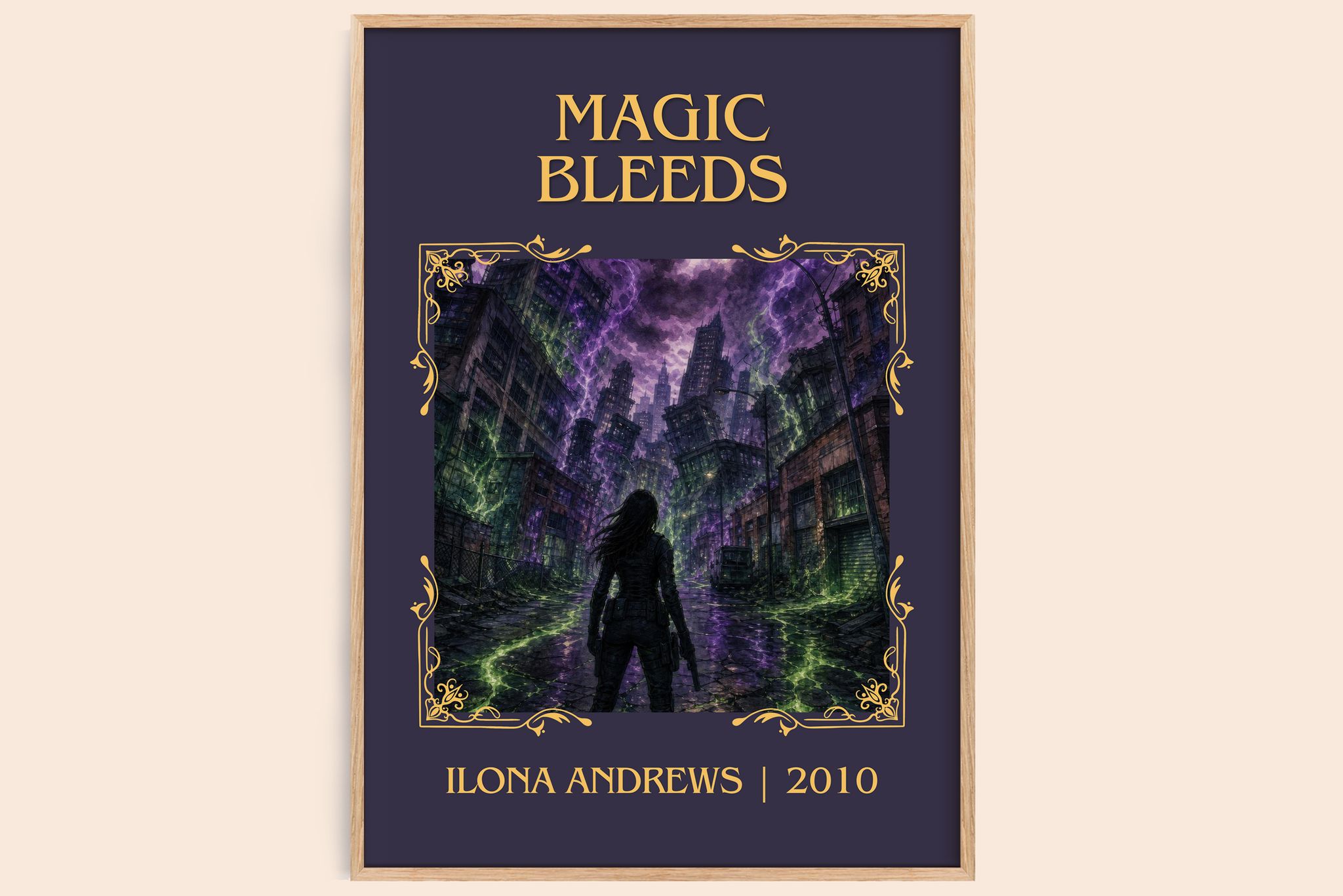 Magic Bleeds Classic Book Art Print by Ilona Andrews