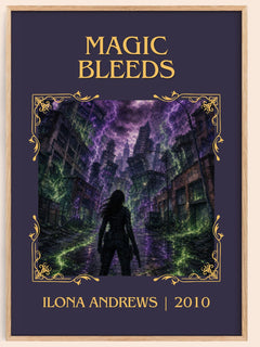 Magic Bleeds Classic Book Art Print by Ilona Andrews – book poster