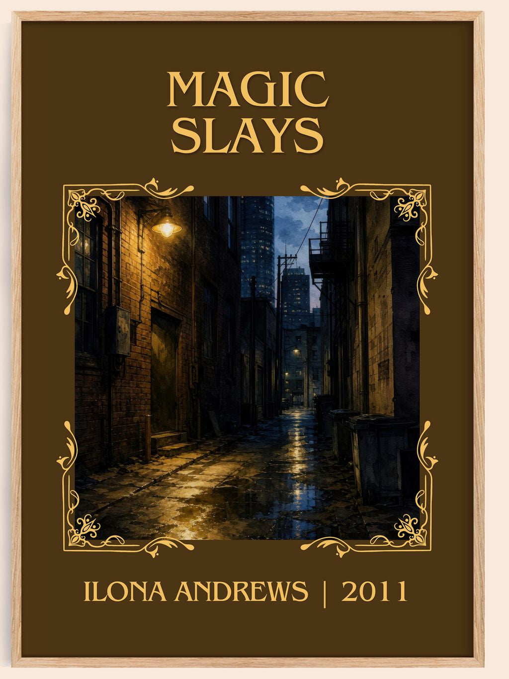 Magic Slays Classic Book Art Print by Ilona Andrews – book poster
