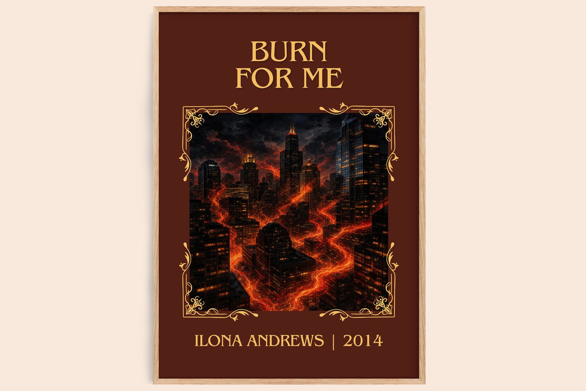 Burn for Me Classic Book Art Print by Ilona Andrews