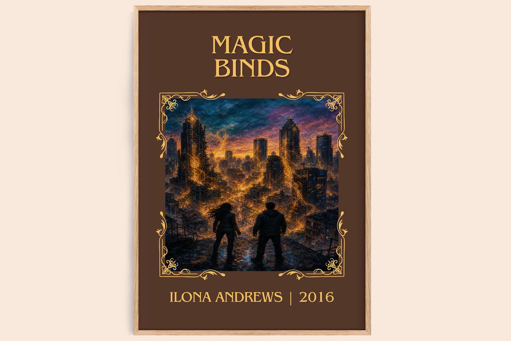 Magic Binds Classic Book Art Print by Ilona Andrews