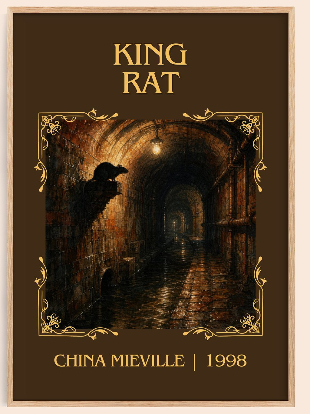 King Rat Classic Book Art Print by China Miéville – book poster