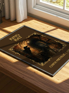 King Rat Classic Book Art Print by China Miéville – print on a sunlit desk