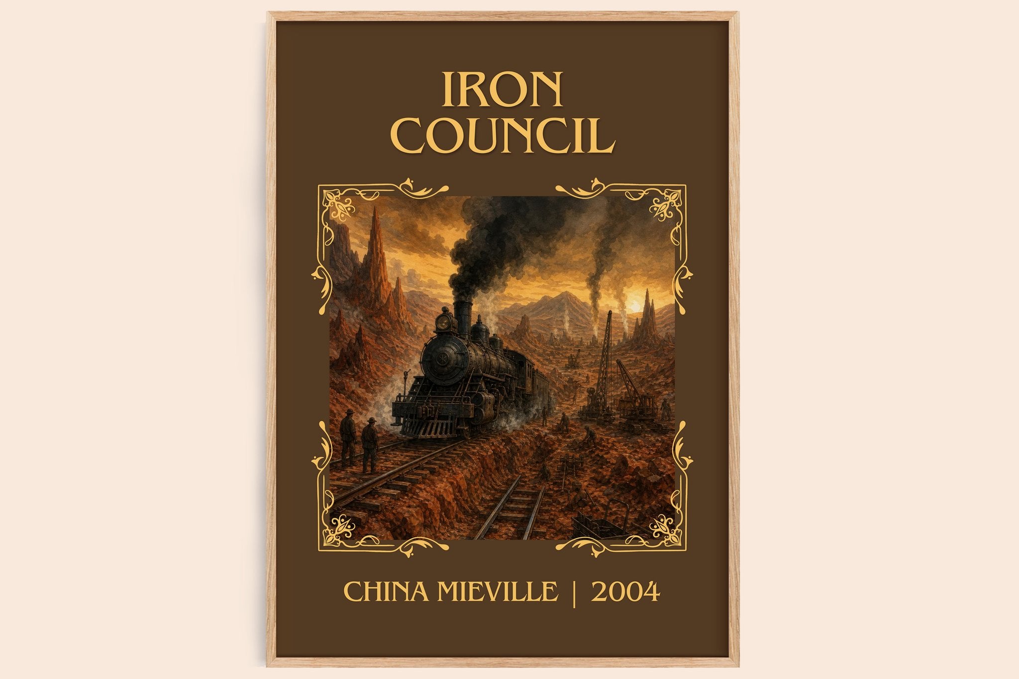 Iron Council Classic Book Art Print by China Miéville