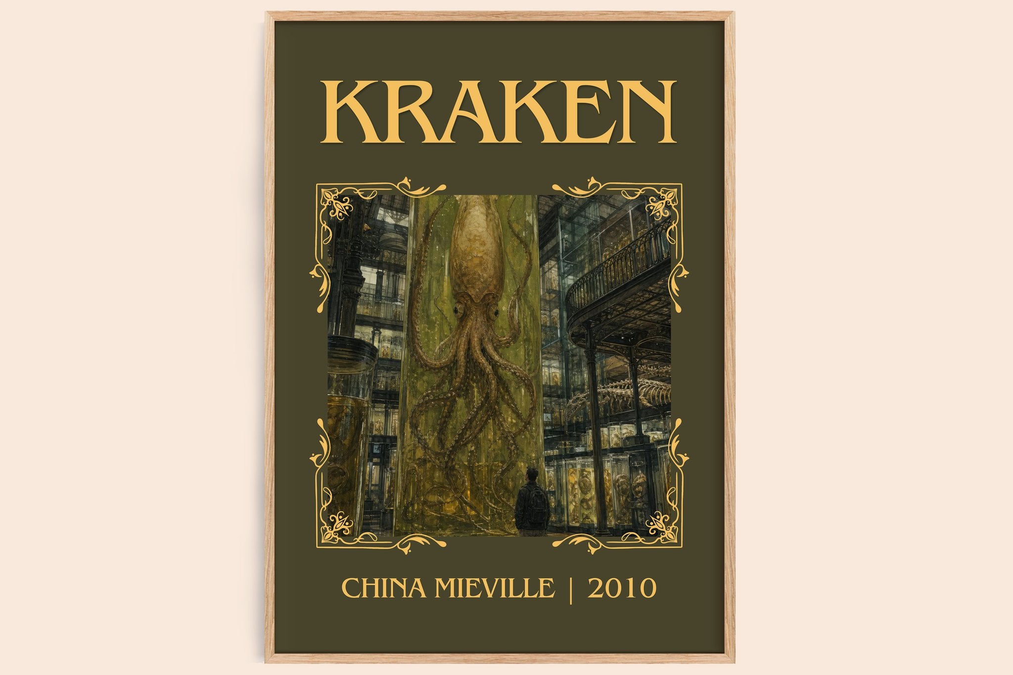 Kraken Classic Book Art Print by China Miéville