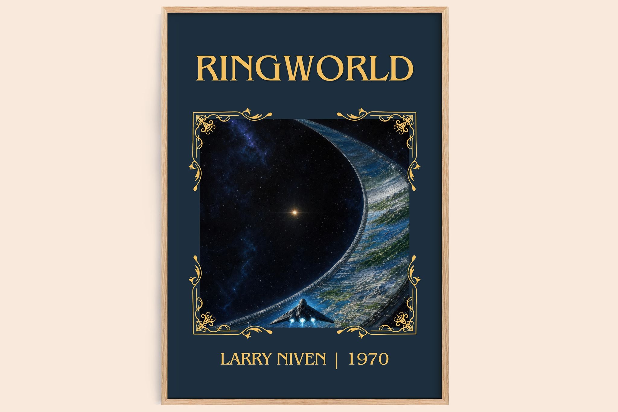 Ringworld Classic Book Art Print by Larry Niven