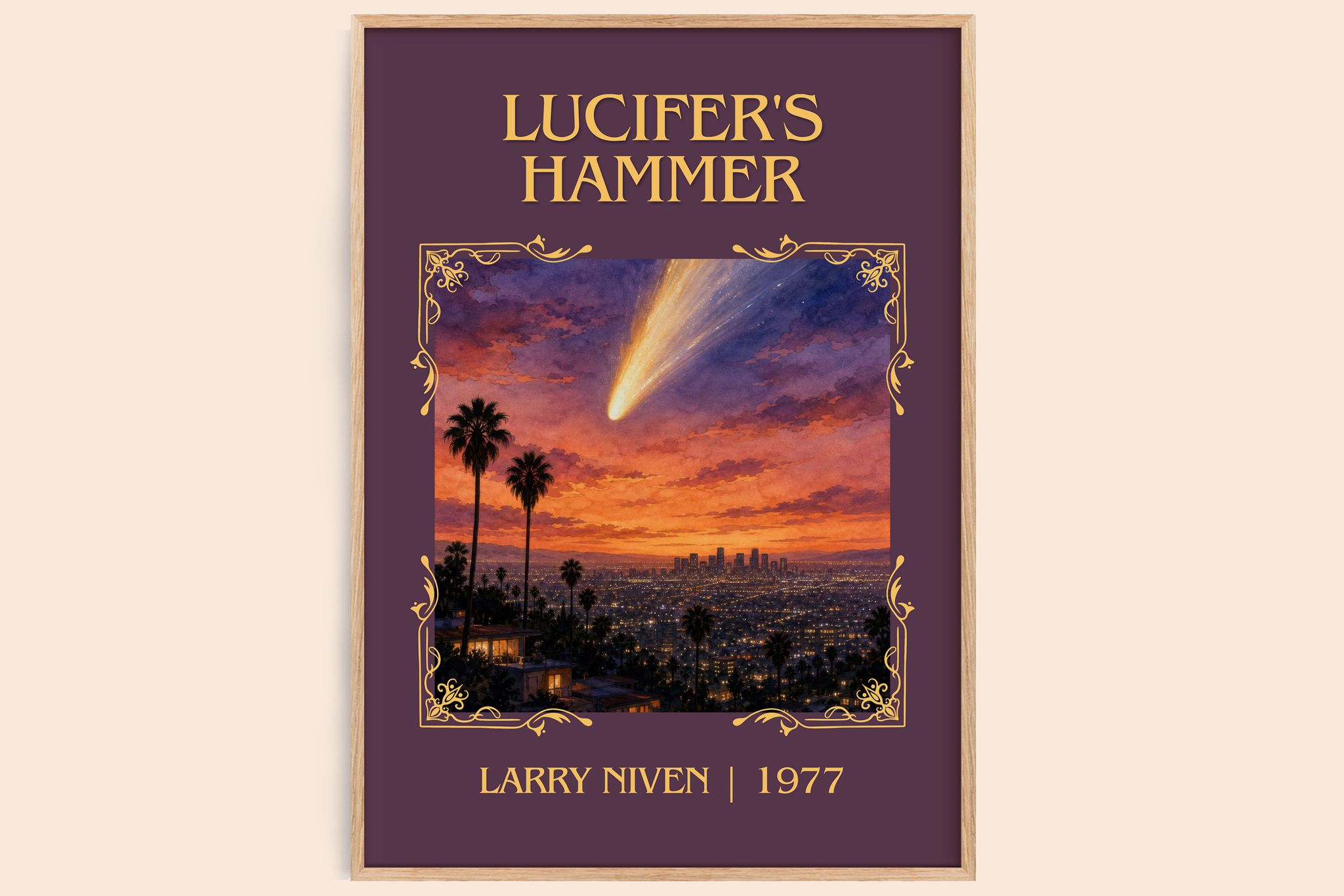 Lucifer's Hammer Classic Book Art Print by Larry Niven