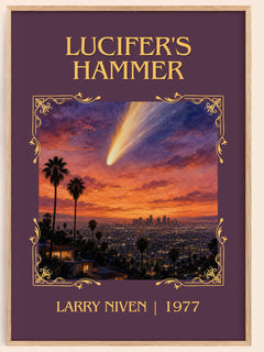 Lucifer's Hammer Classic Book Art Print by Larry Niven – book poster
