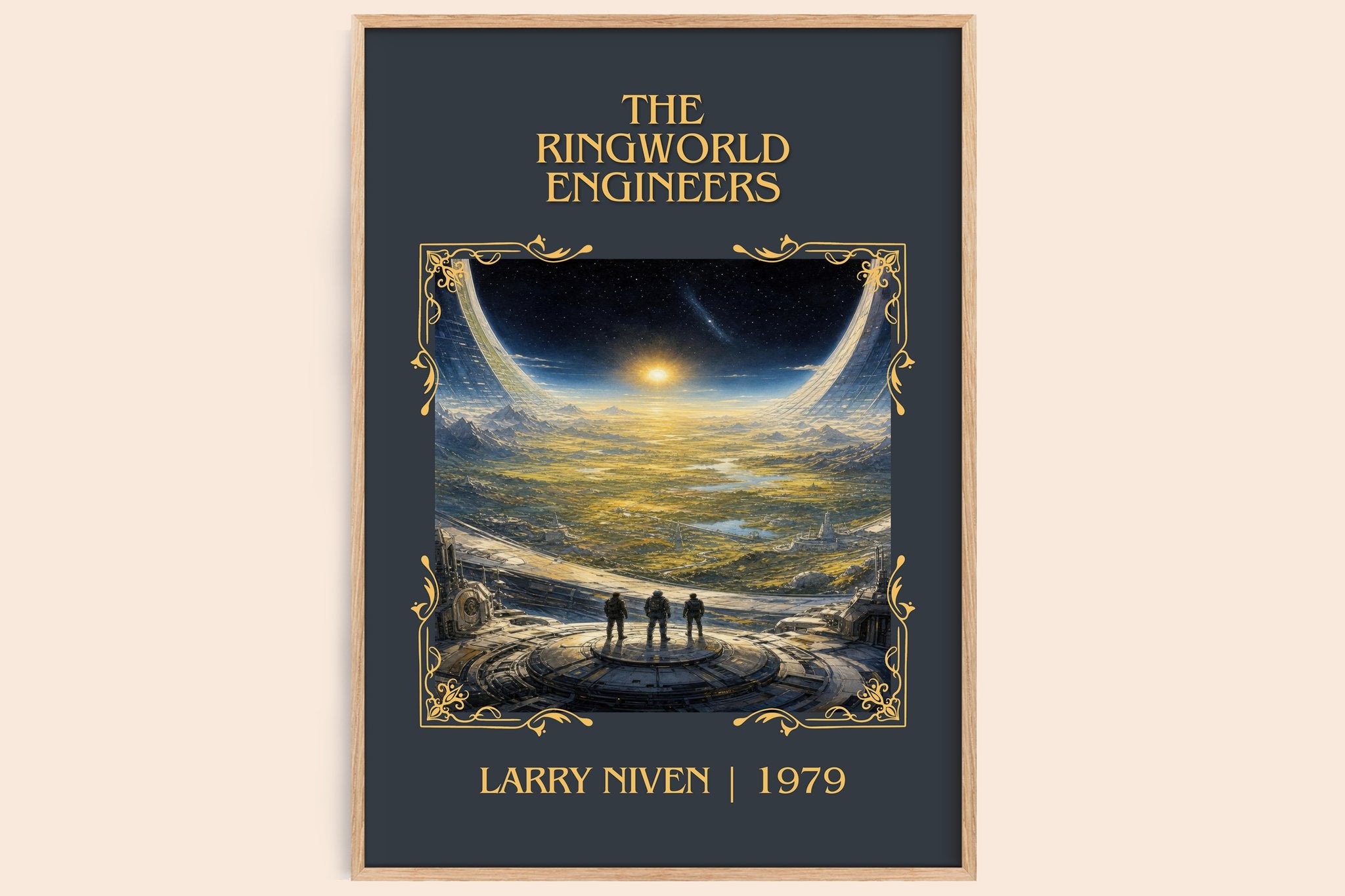 The Ringworld Engineers Classic Book Art Print by Larry Niven