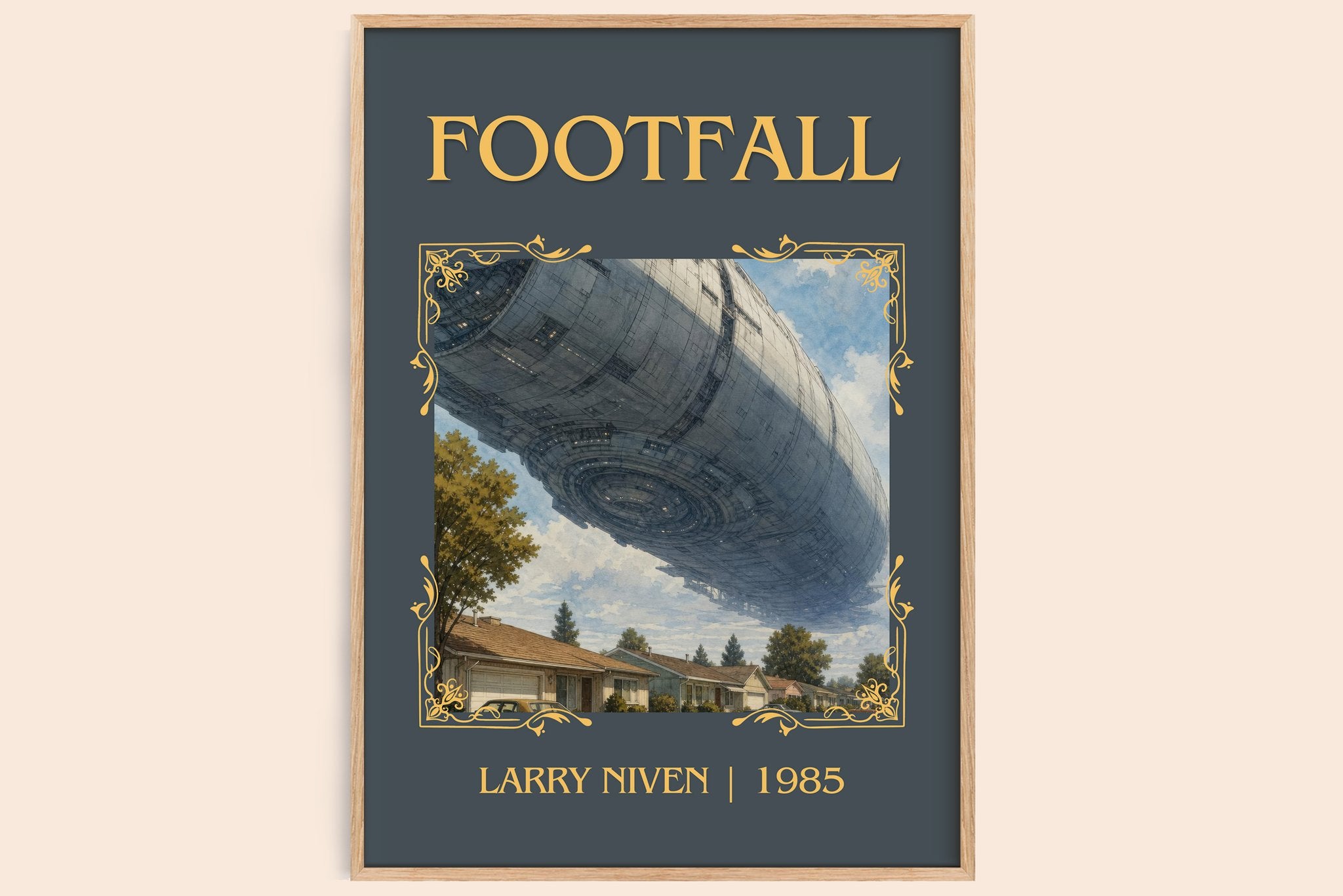 Footfall Classic Book Art Print by Larry Niven