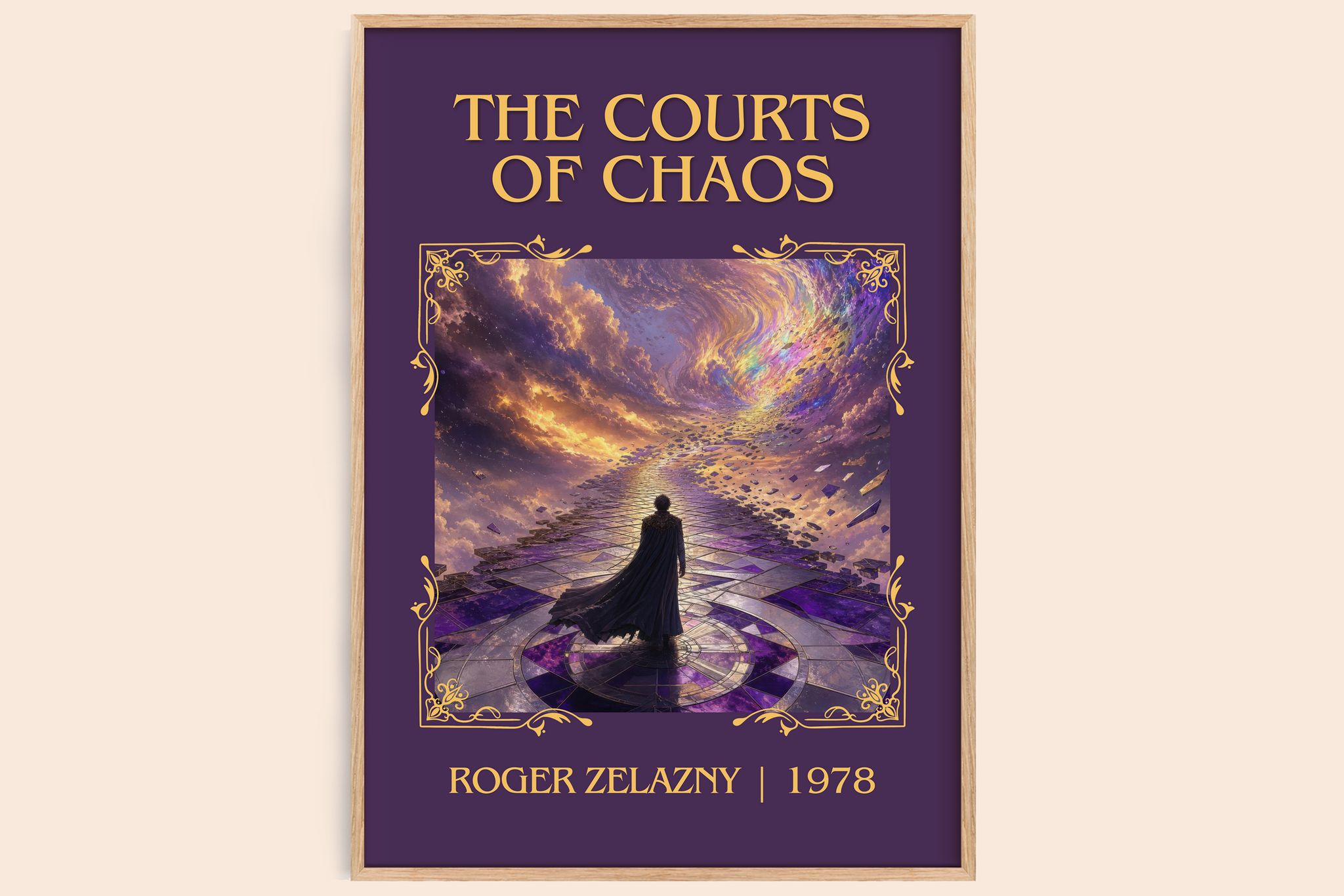 The Courts of Chaos Classic Book Art Print by Roger Zelazny