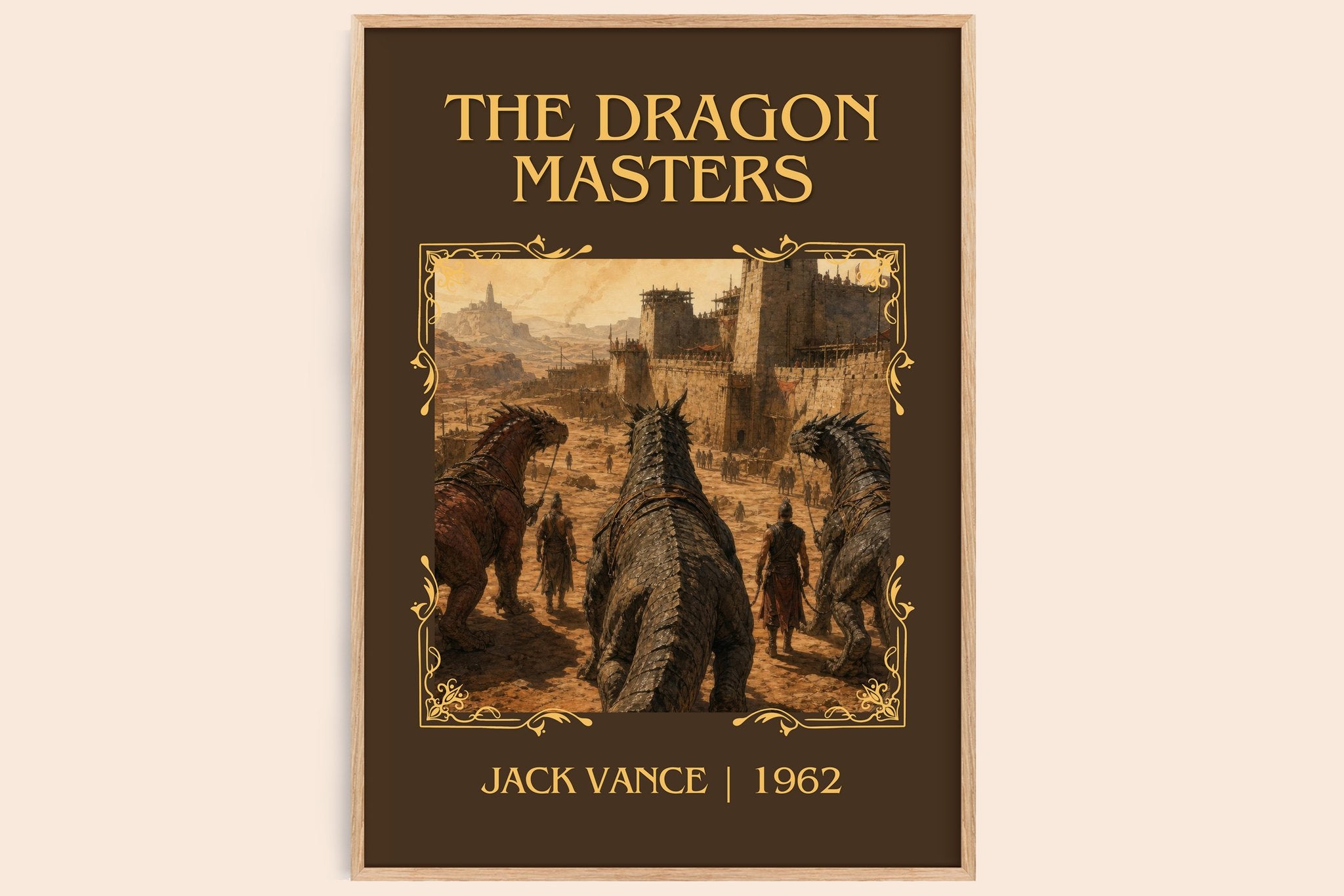 The Dragon Masters Classic Book Art Print by Jack Vance