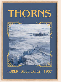 Thorns Classic Book Art Print by Robert Silverberg – book poster
