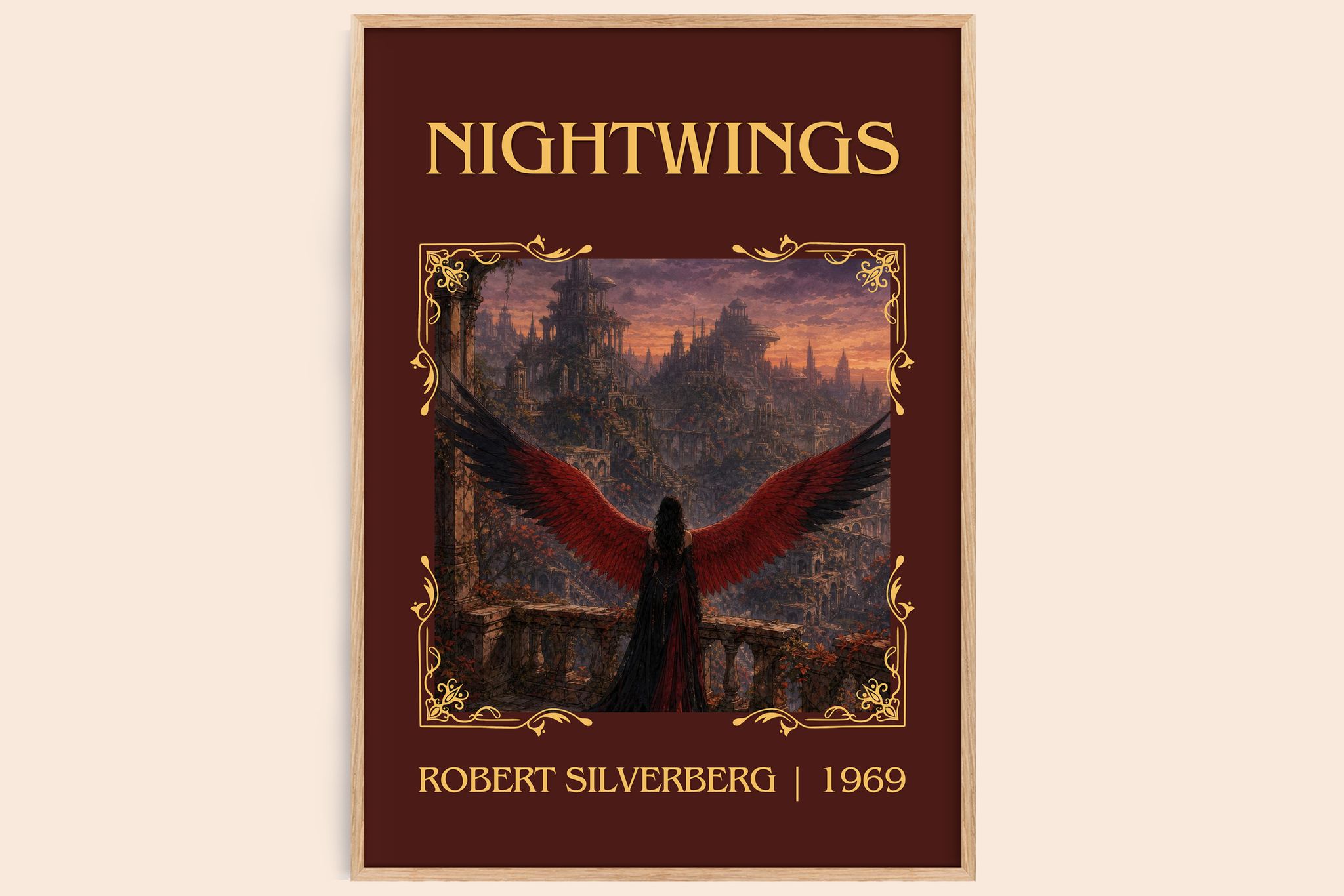 Nightwings Classic Book Art Print by Robert Silverberg
