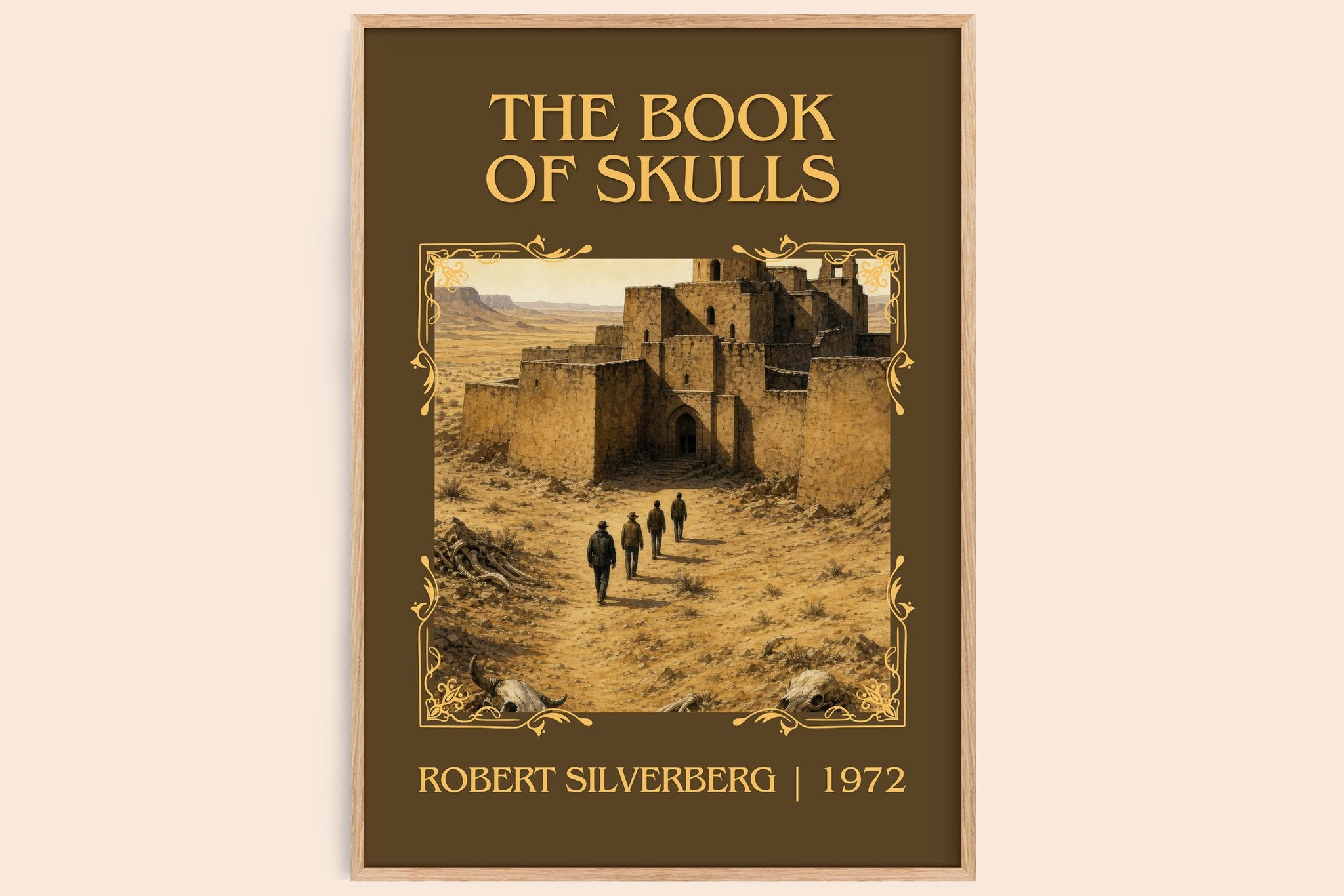 The Book of Skulls Classic Book Art Print by Robert Silverberg