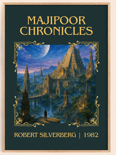Majipoor Chronicles Classic Book Art Print by Robert Silverberg – book poster