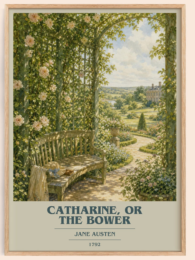 Catharine, Or The Bower Book Cover Poster by Jane Austen
