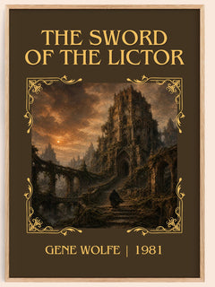 The Sword of the Lictor Classic Book Art Print by Gene Wolfe – book poster