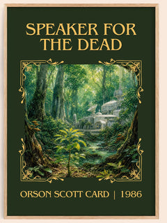 Speaker for the Dead Classic Book Art Print by Orson Scott Card – book poster