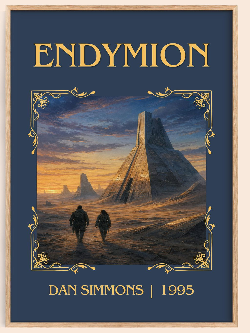 Endymion Classic Book Art Print by Dan Simmons – book poster
