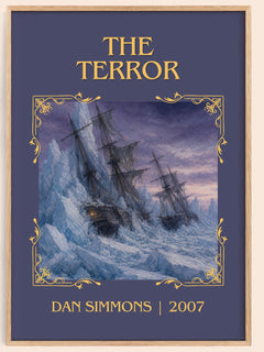 The Terror Classic Book Art Print by Dan Simmons – book poster