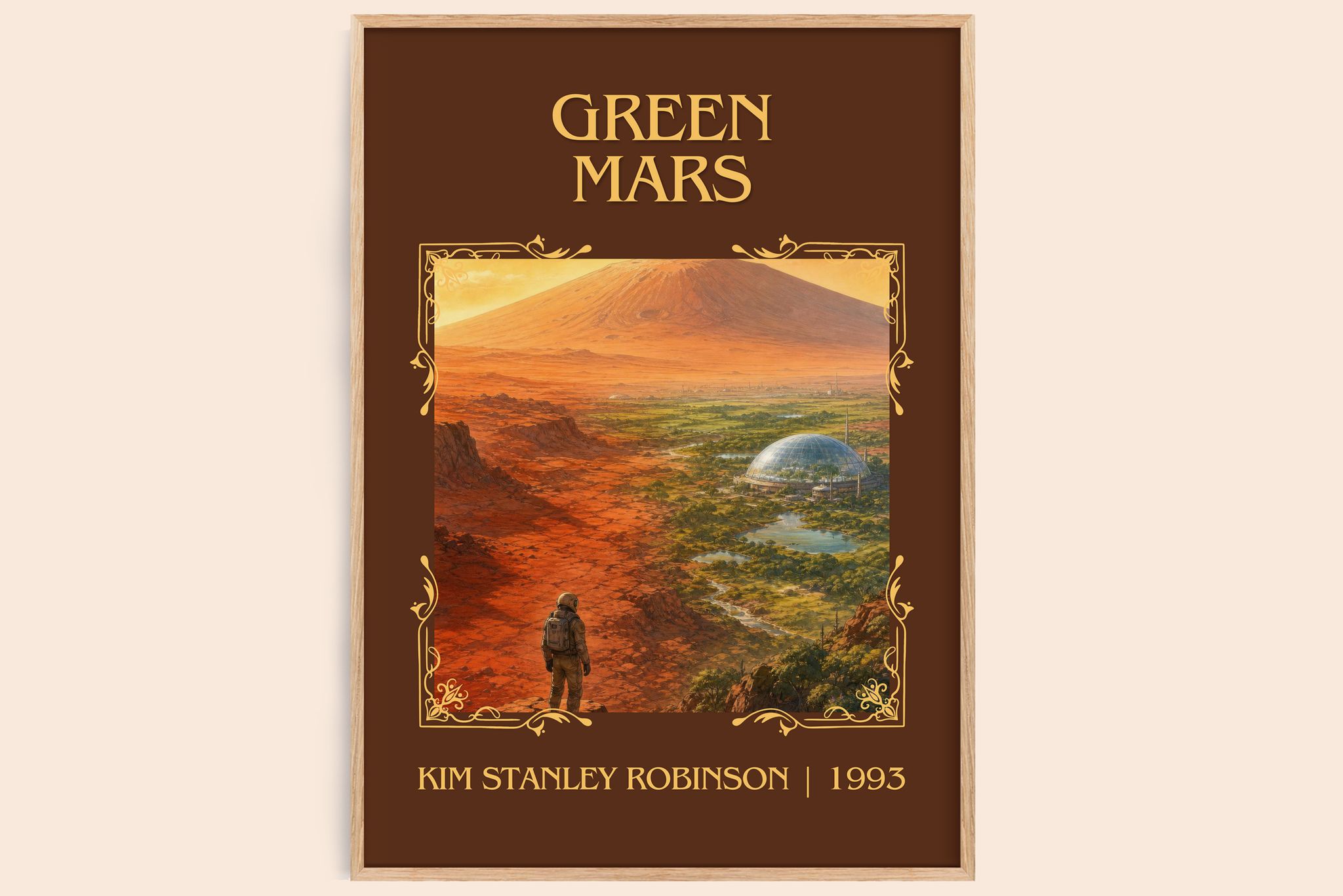 Green Mars Classic Book Art Print by Kim Stanley Robinson