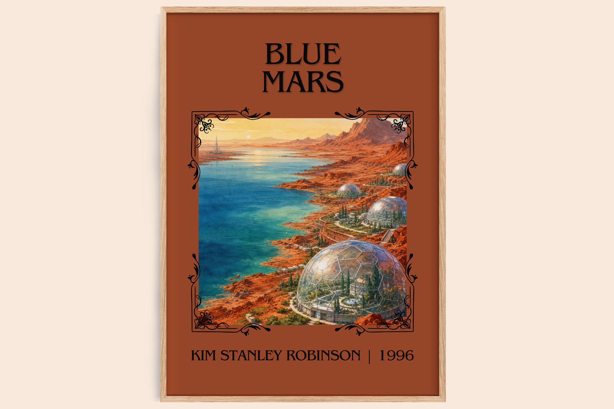 Blue Mars Classic Book Art Print by Kim Stanley Robinson
