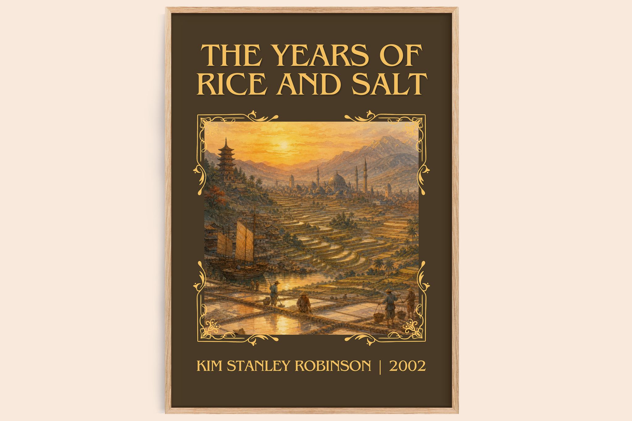 Years of Rice and Salt Classic Book Art Print by Kim Stanley Robinson