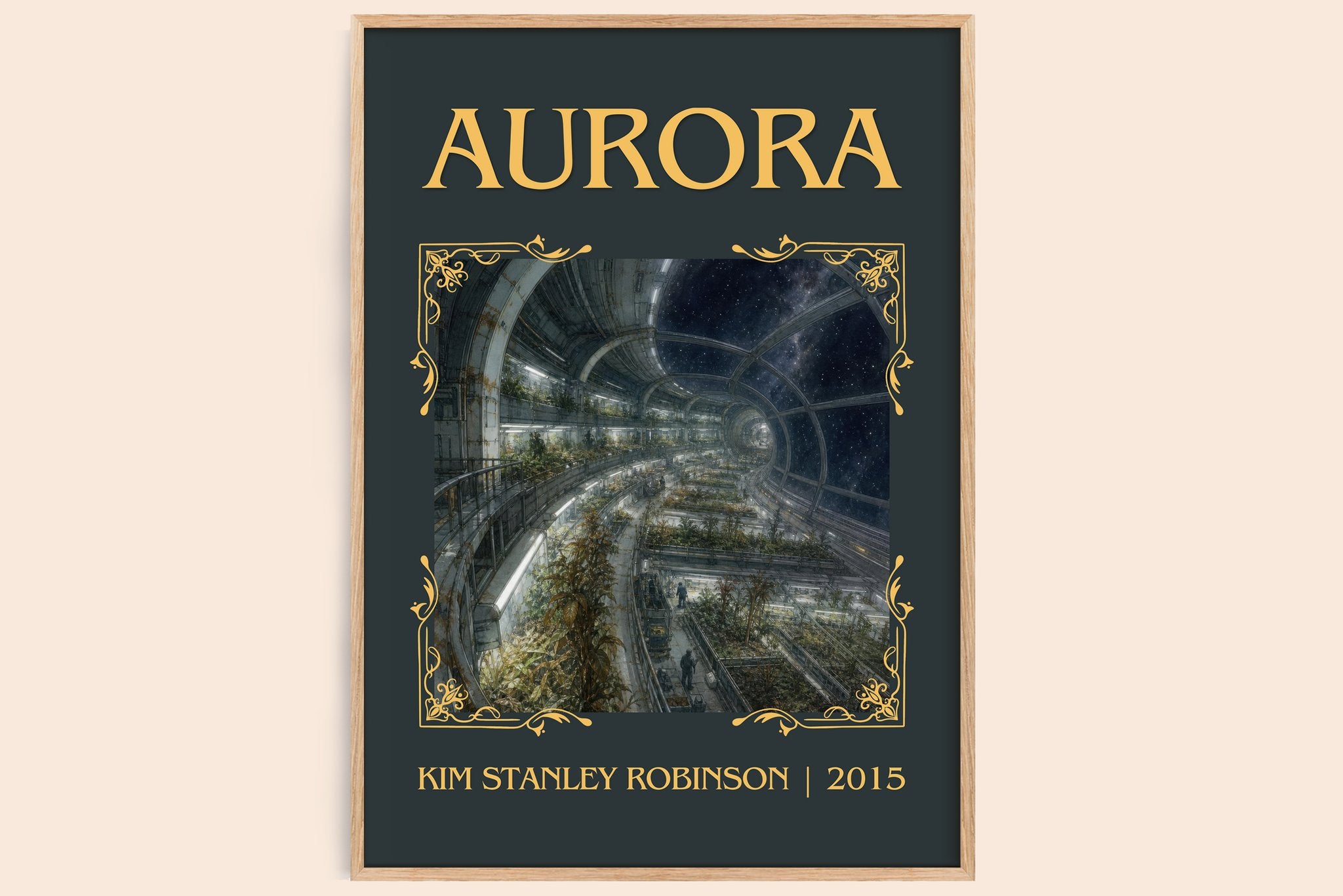 Aurora Classic Book Art Print by Kim Stanley Robinson