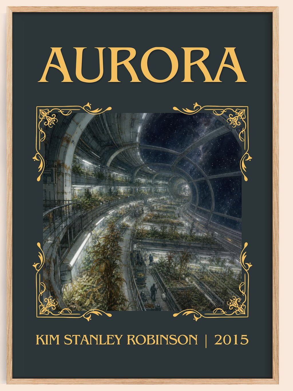 Aurora Classic Book Art Print by Kim Stanley Robinson – book poster