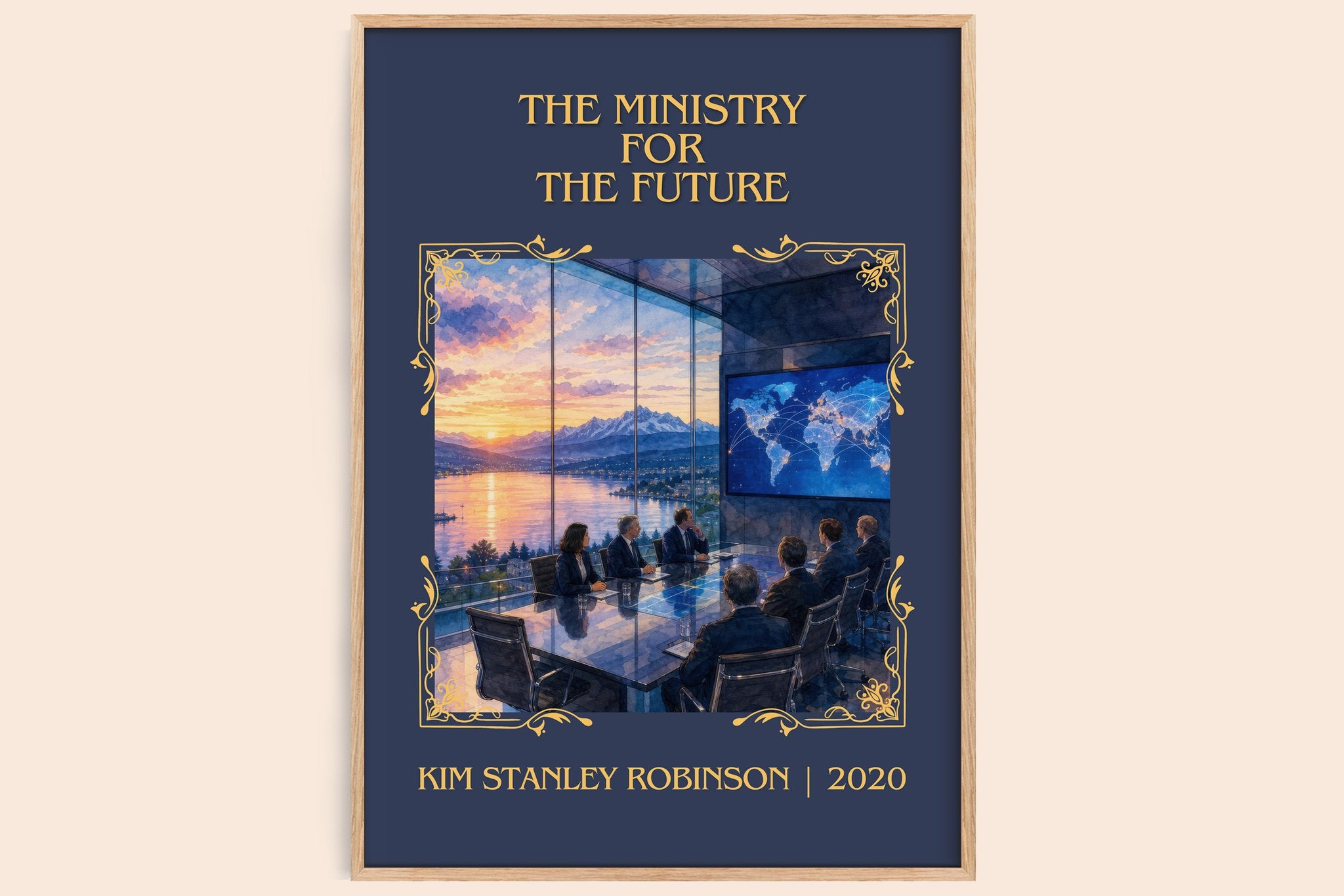 Ministry for the Future Classic Book Art Print by Kim Stanley Robinson