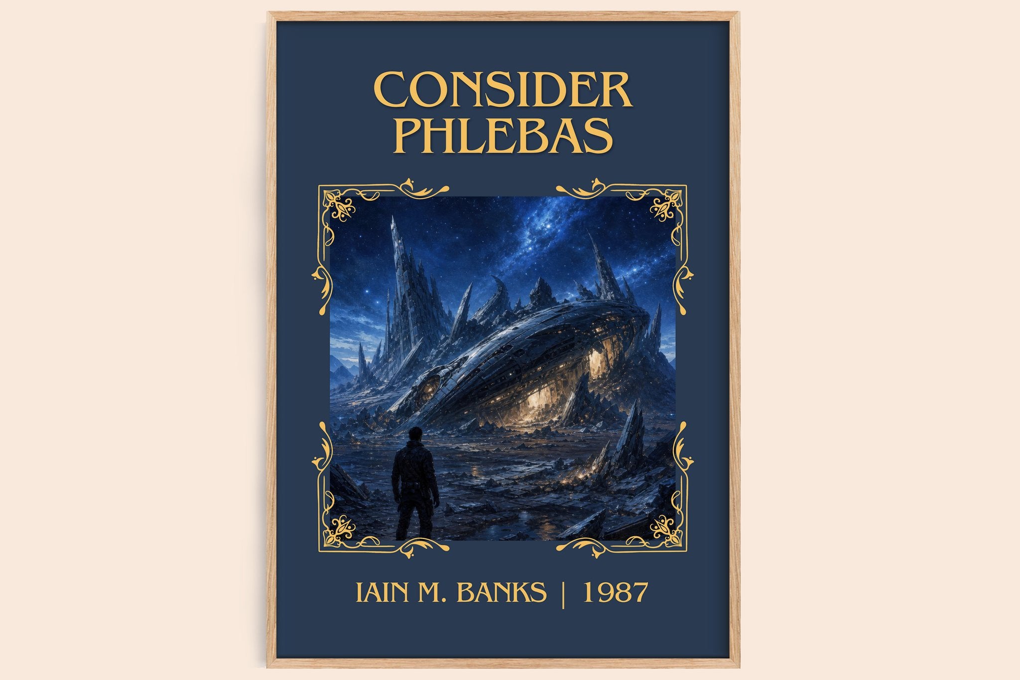 Consider Phlebas Classic Book Art Print by Iain M. Banks