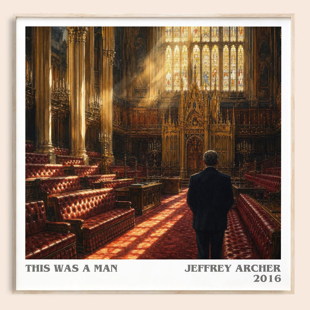 This Was A Man Literary Art Print by Jeffrey Archer