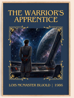 Warrior's Apprentice Classic Book Art Print by Lois McMaster Bujold – book poster