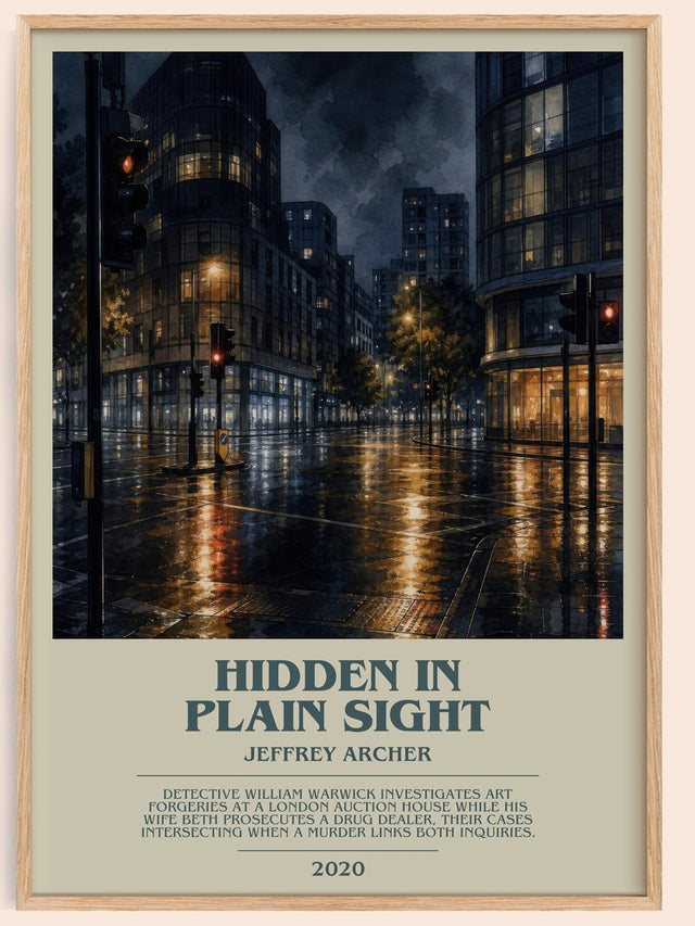 Hidden In Plain Sight Bookish Wall Art by Jeffrey Archer