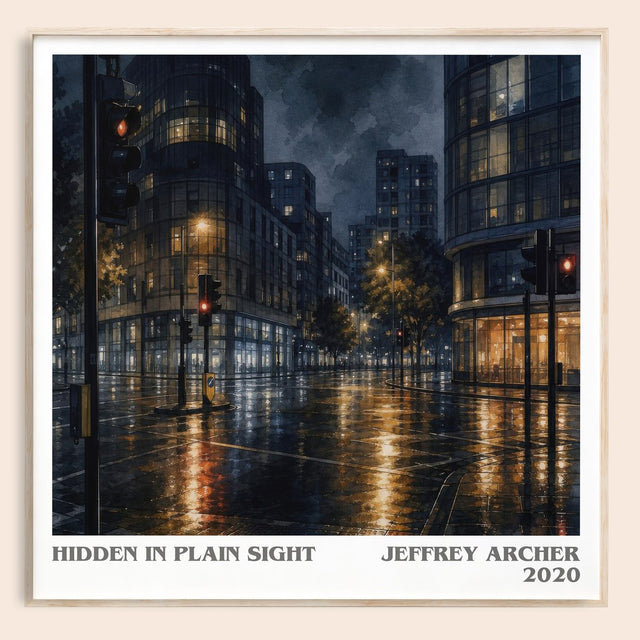 Hidden In Plain Sight Literary Art Print by Jeffrey Archer